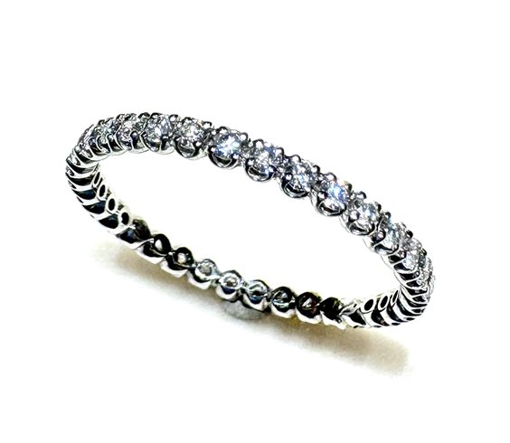 Ring X-Diamond Woman Eternity in White Gold Diamante Lab Grown 0.65 Ct LXDAET010R4BR065 - LXDAET010R4BR065